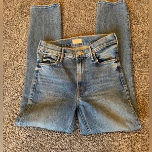 MOTHER MID RISE, DAZZLER ANKLE IN OTHER MOODS